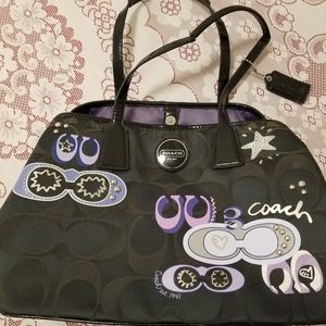 Coach kisslock handbag